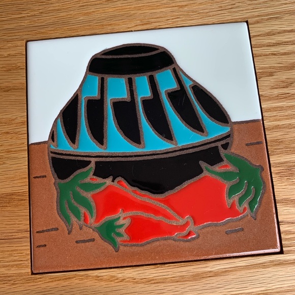 Southwest rotating spice display for dining table tray turntable - Picture 2 of 7